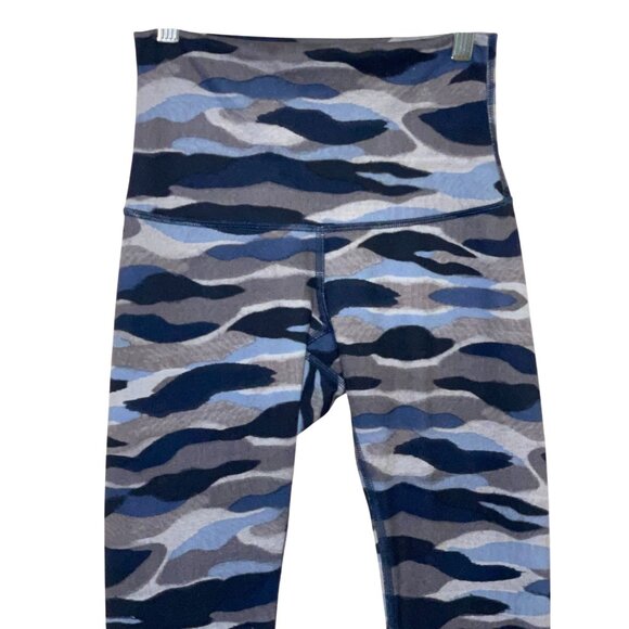 NWOT Lululemon Wunder Under Hi-Rise Pant 31" Luon Camo Navy Yoga Leggings 4 - Picture 3 of 8